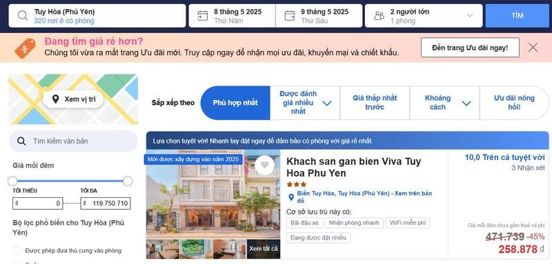 khách sạn viva tuy hòa