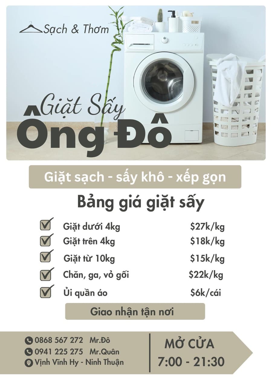 Tiệm giặt ủi Vĩnh Hy