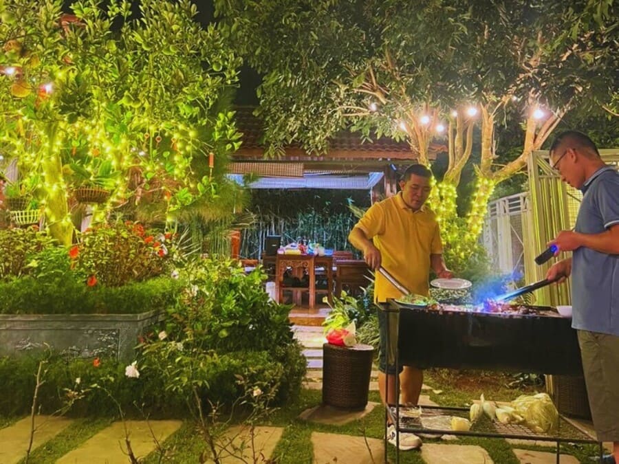 homestay vườn trà